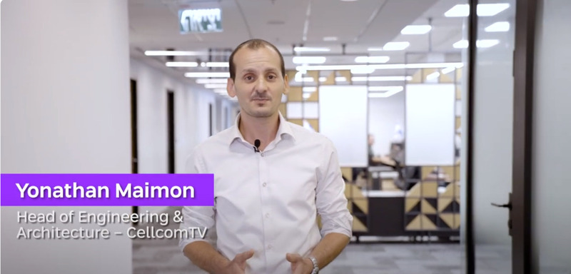 Cellcom's 3-Second latency powered by VO & Broadpeak