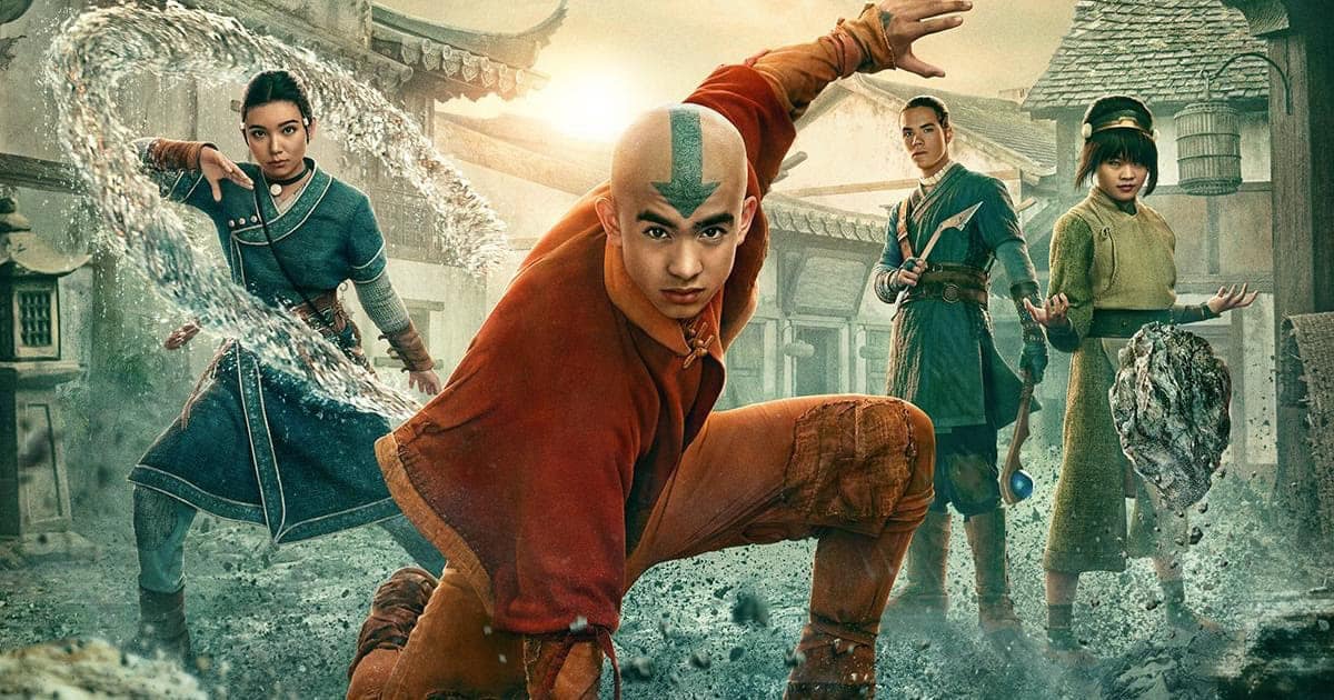 Promo poster for Season 2 of the Netflix show 'Avatar the Last Airbender'