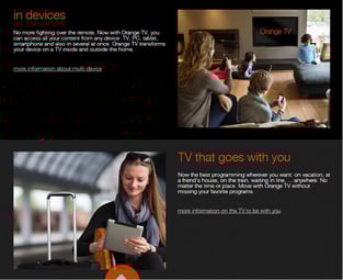 orange in devices